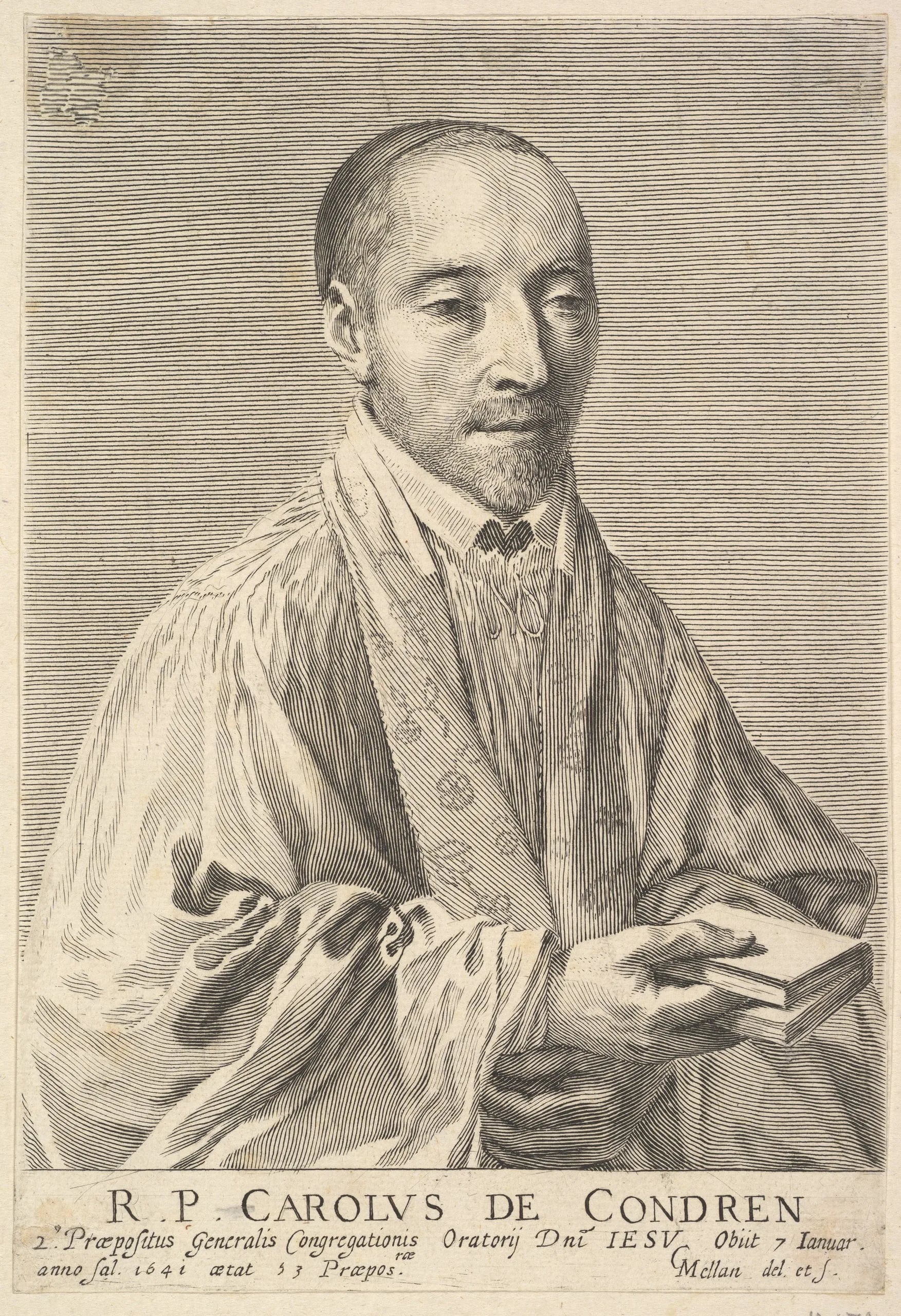 Porträt von Charles de Condren (1588–1641) – Gedenkseite