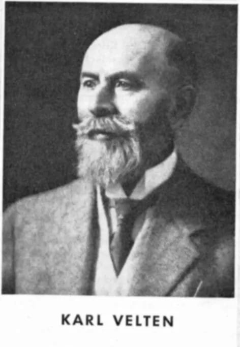 Porträt von Carl Velten (1862–1935) – Gedenkseite