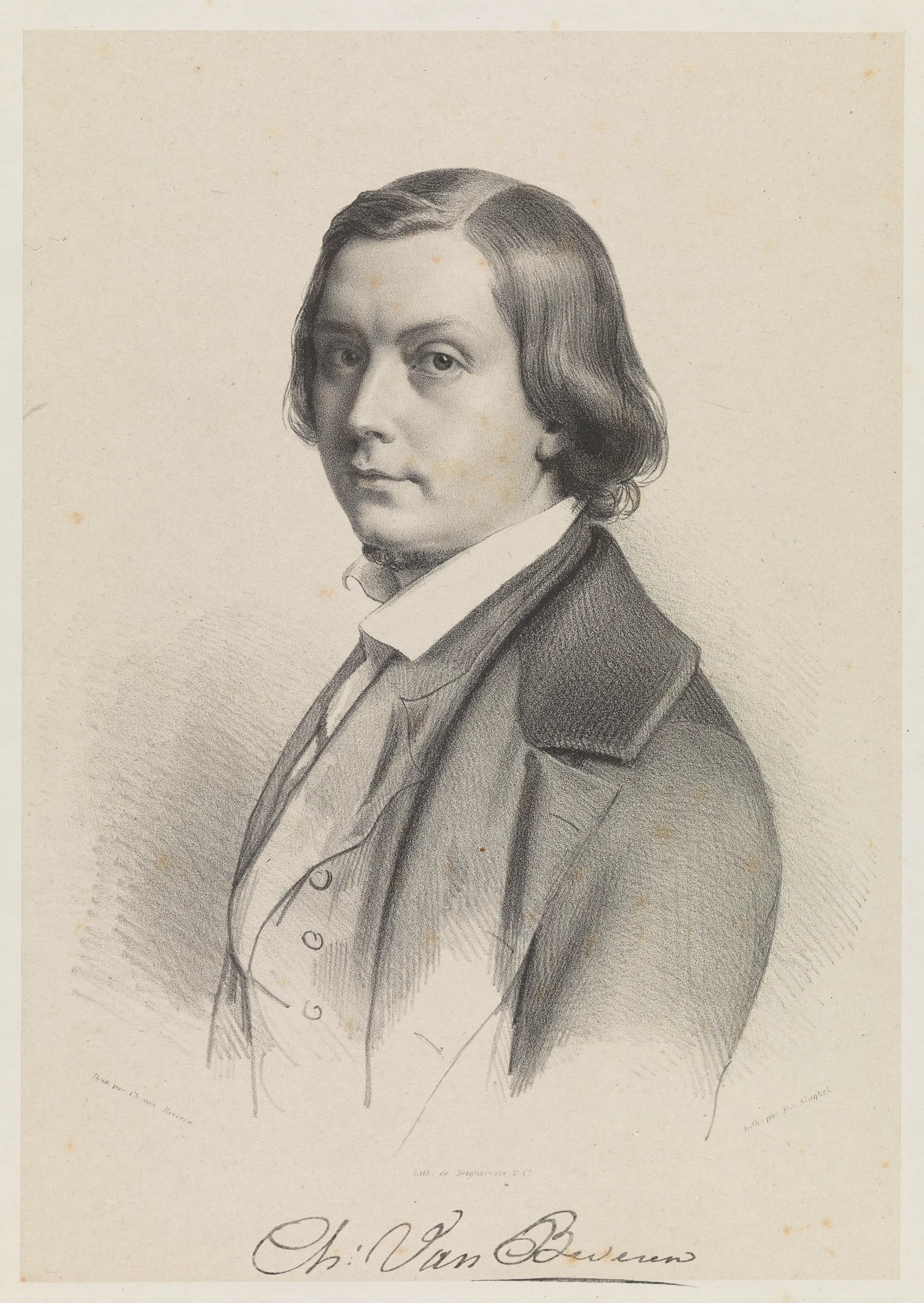 Portrait of Charles van Beveren (1809–1850) – memorial page