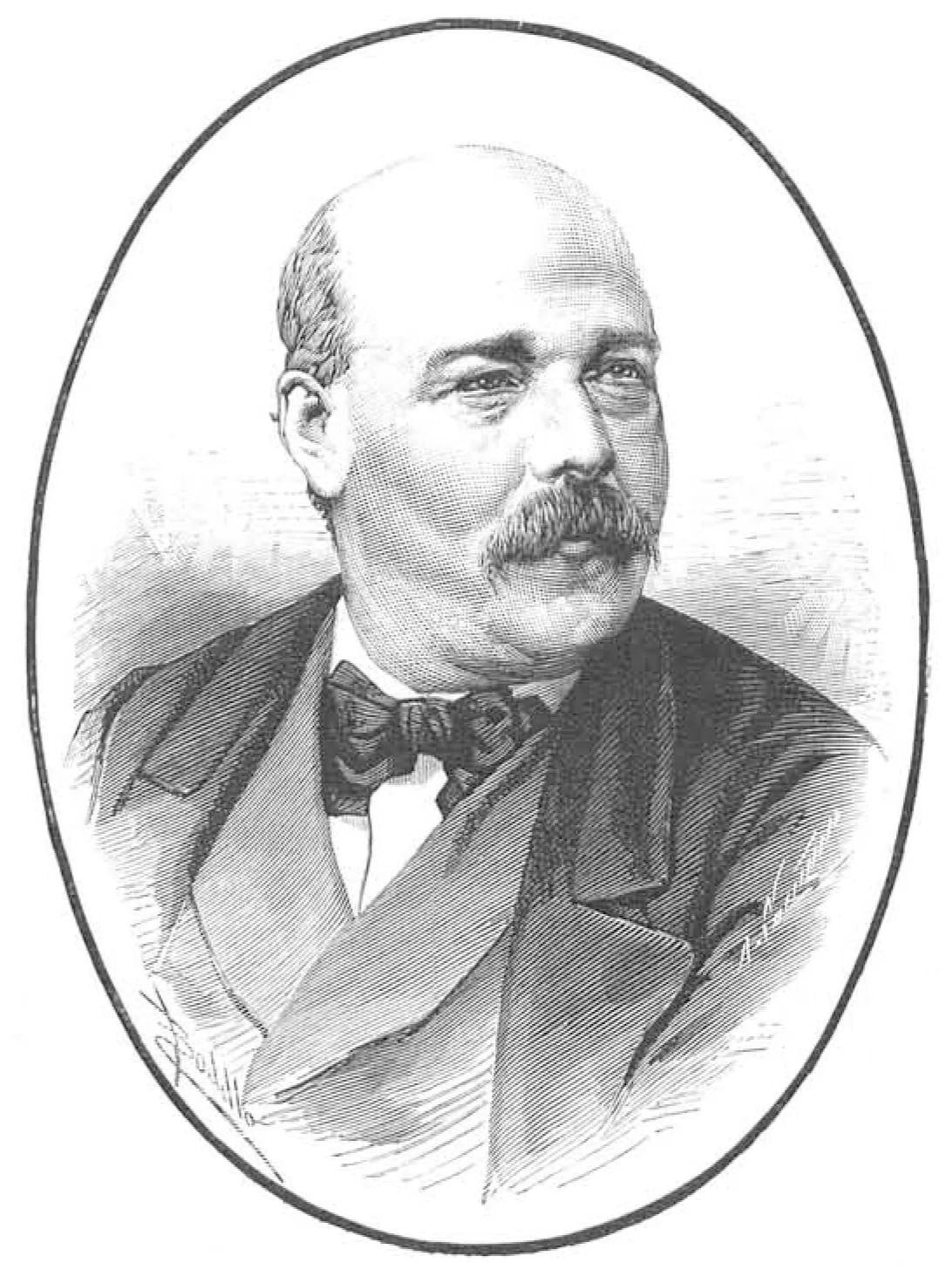Porträt von Tomás Ariño y Sancho (1827–1882) – Gedenkseite