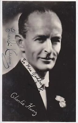 Portrait of Charlie Kunz (1896–1958) – memorial page