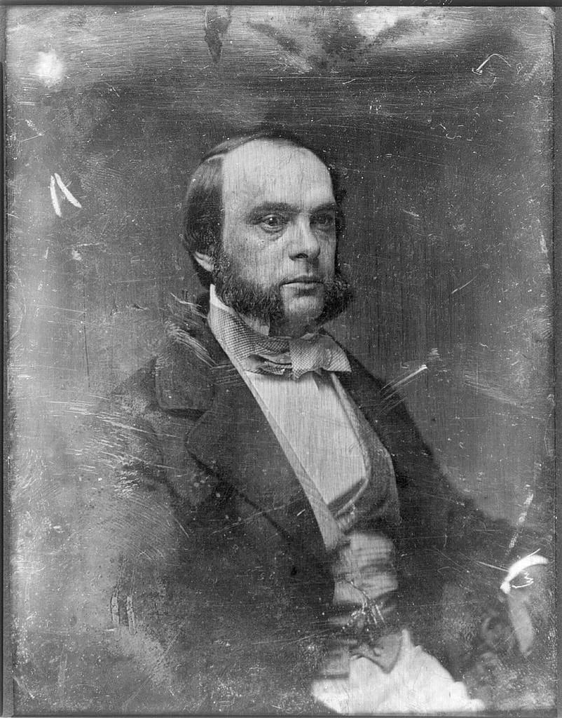 Porträt von August Belmont (1813–1890) – Gedenkseite