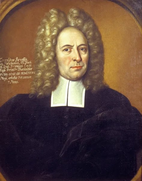Porträt von Johann Conrad Arnoldi (1658–1735) – Gedenkseite