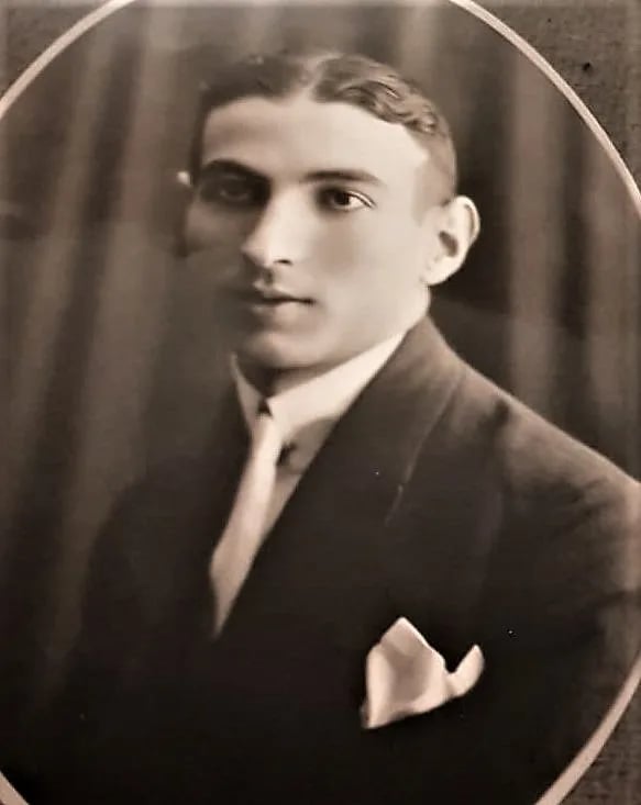 Porträt von Antoni Muniesa Baldrich (1896–1934) – Gedenkseite