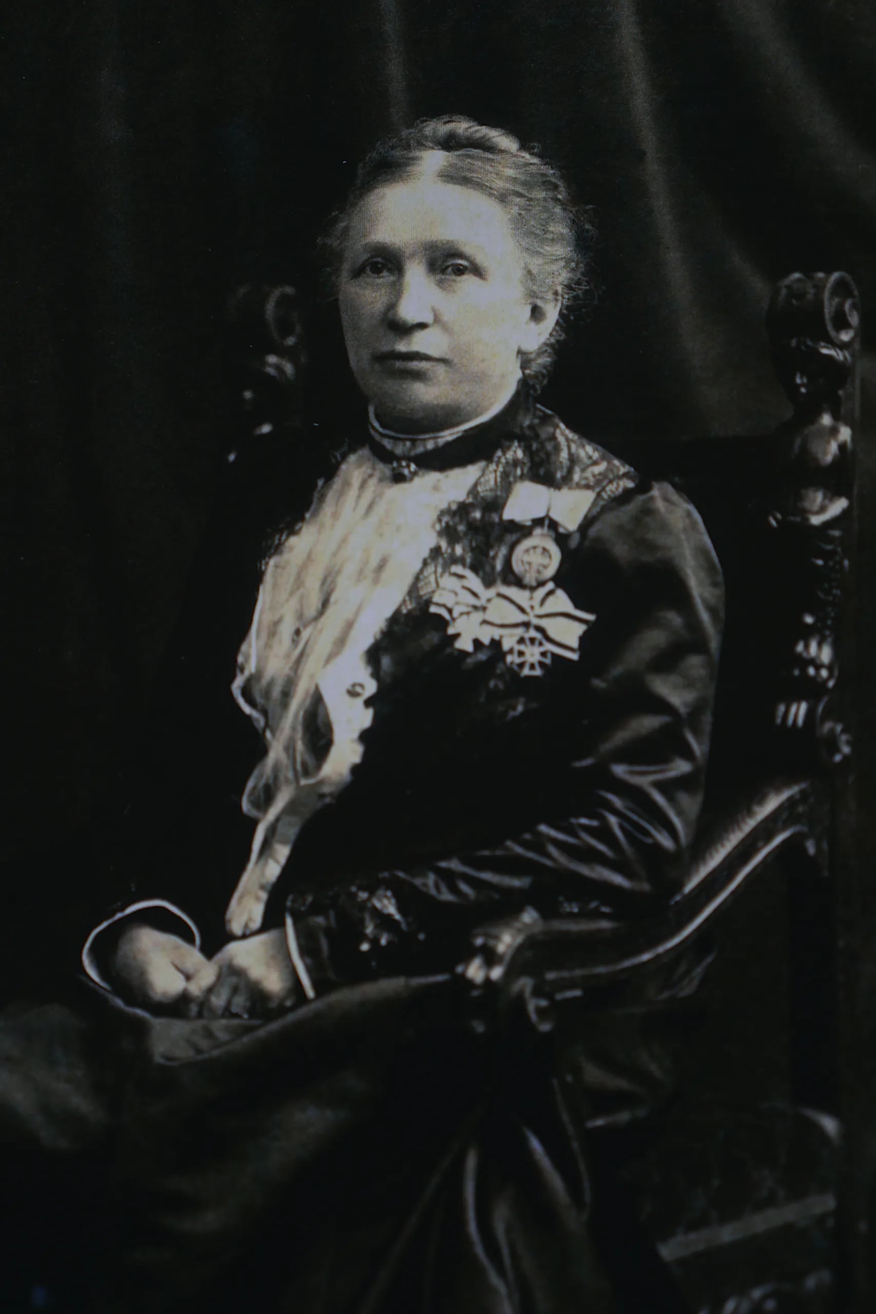 Portrait of Maria Lenssen (1836–1919) – memorial page