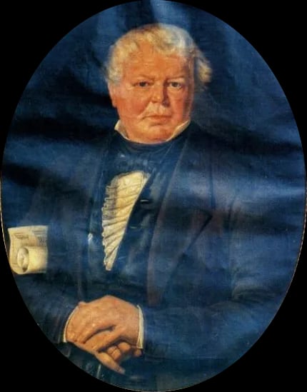 Porträt von Grégoire Joseph Wincqz (1783–1852) – Gedenkseite