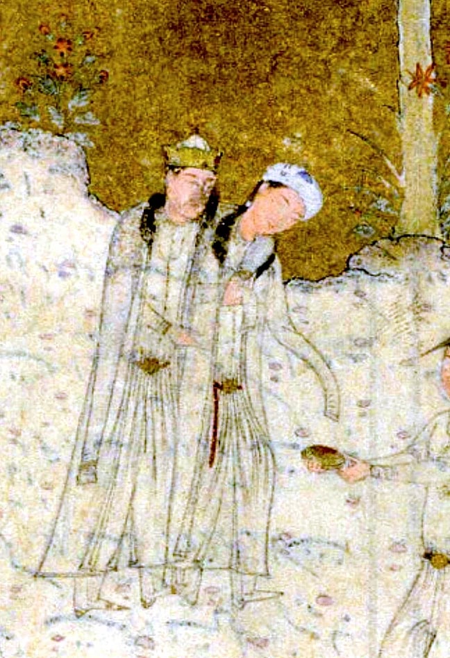 Porträt von Ahmad Jalayir (1382–1410) – Gedenkseite