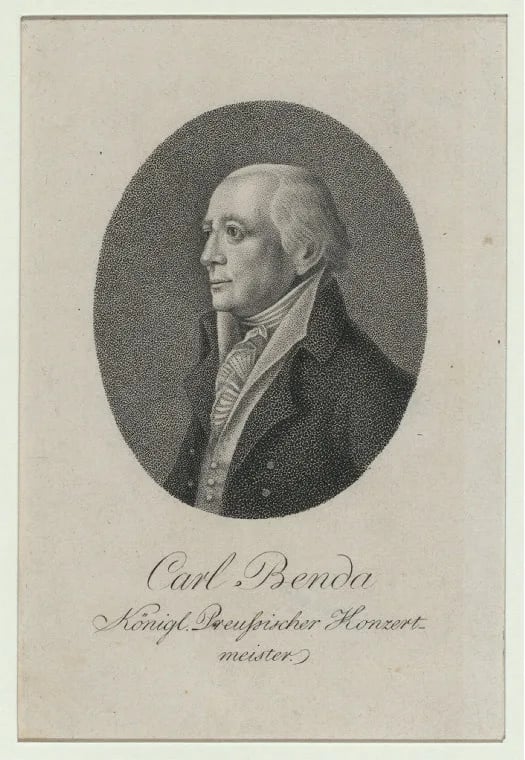 Portrait of Karl Hermann Heinrich Benda (1748–1836) – memorial page