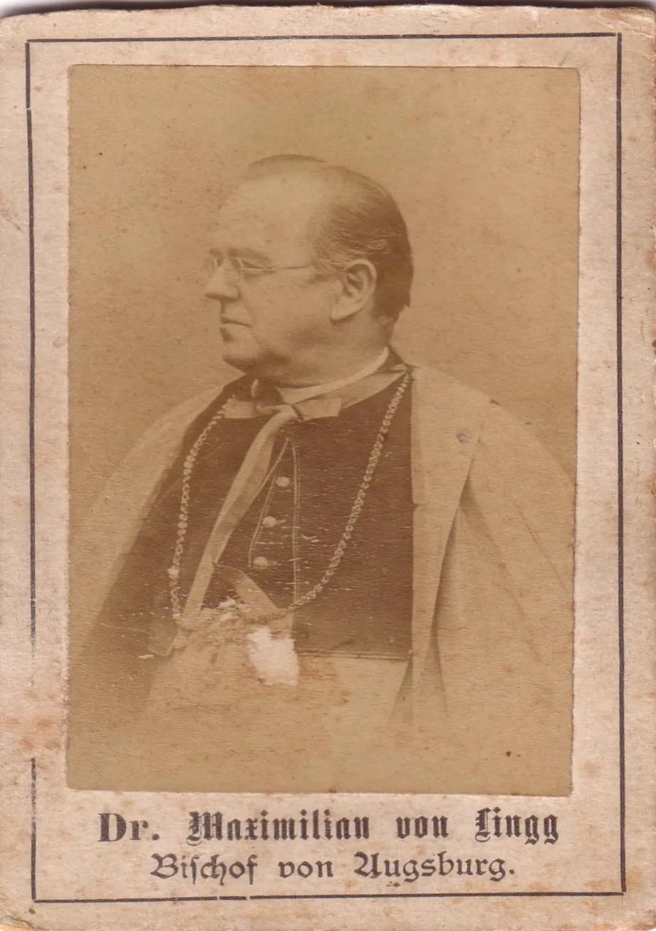 Porträt von Maximilian von Lingg (1842–1930) – Gedenkseite