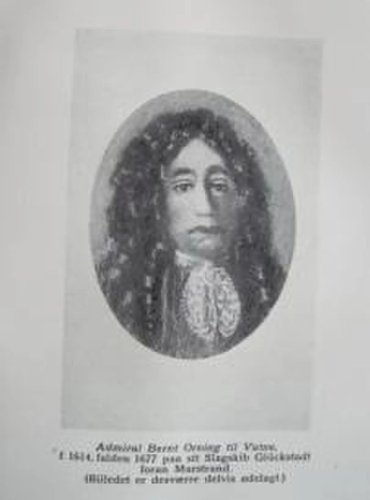 Porträt von Bernt Eriksen Orning (1614–1677) – Gedenkseite