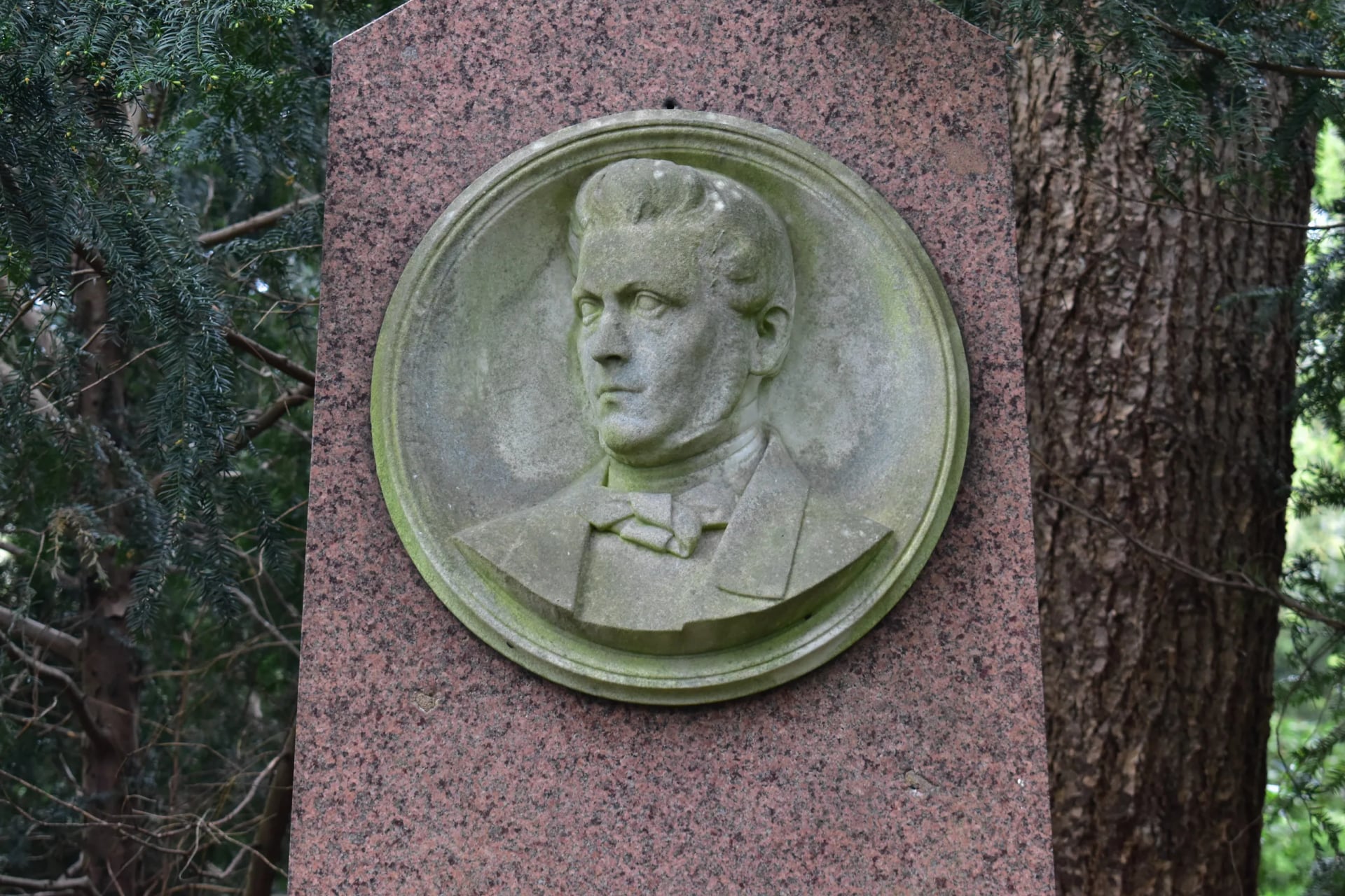 Porträt von Heinrich Tieste (1815–1882) – Gedenkseite