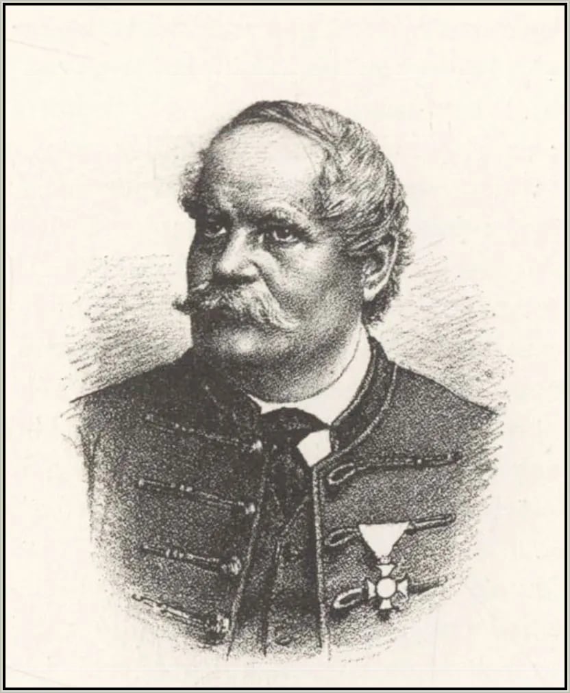 Porträt von Imre Beliczay (1806–1872) – Gedenkseite