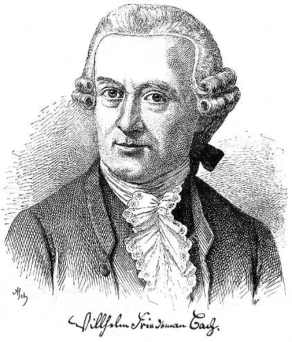 Porträt von Wilhelm Friedemann Bach (1710–1784) – Gedenkseite