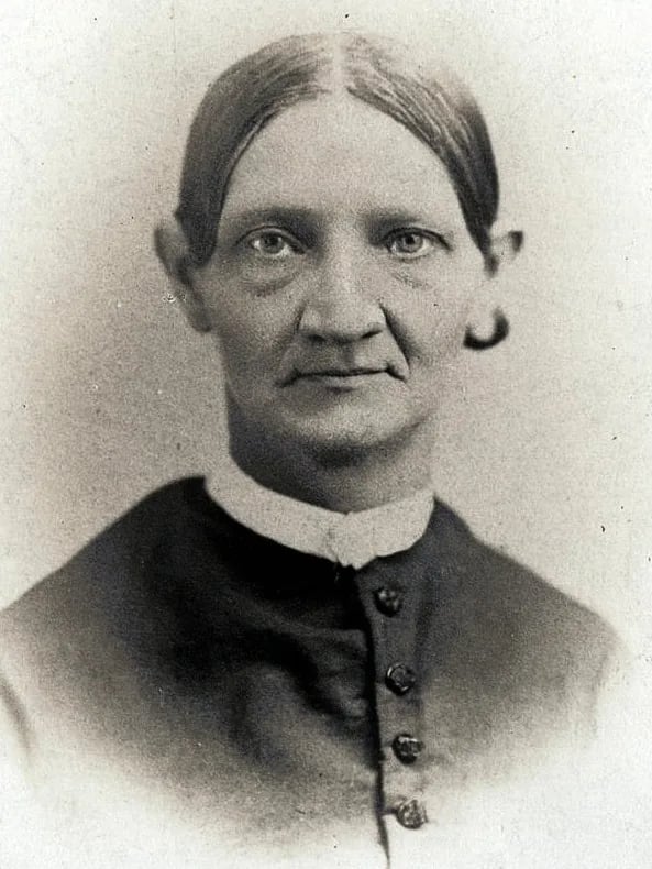 Portrait of Lucy Smith Millikin (1821–1882) – memorial page
