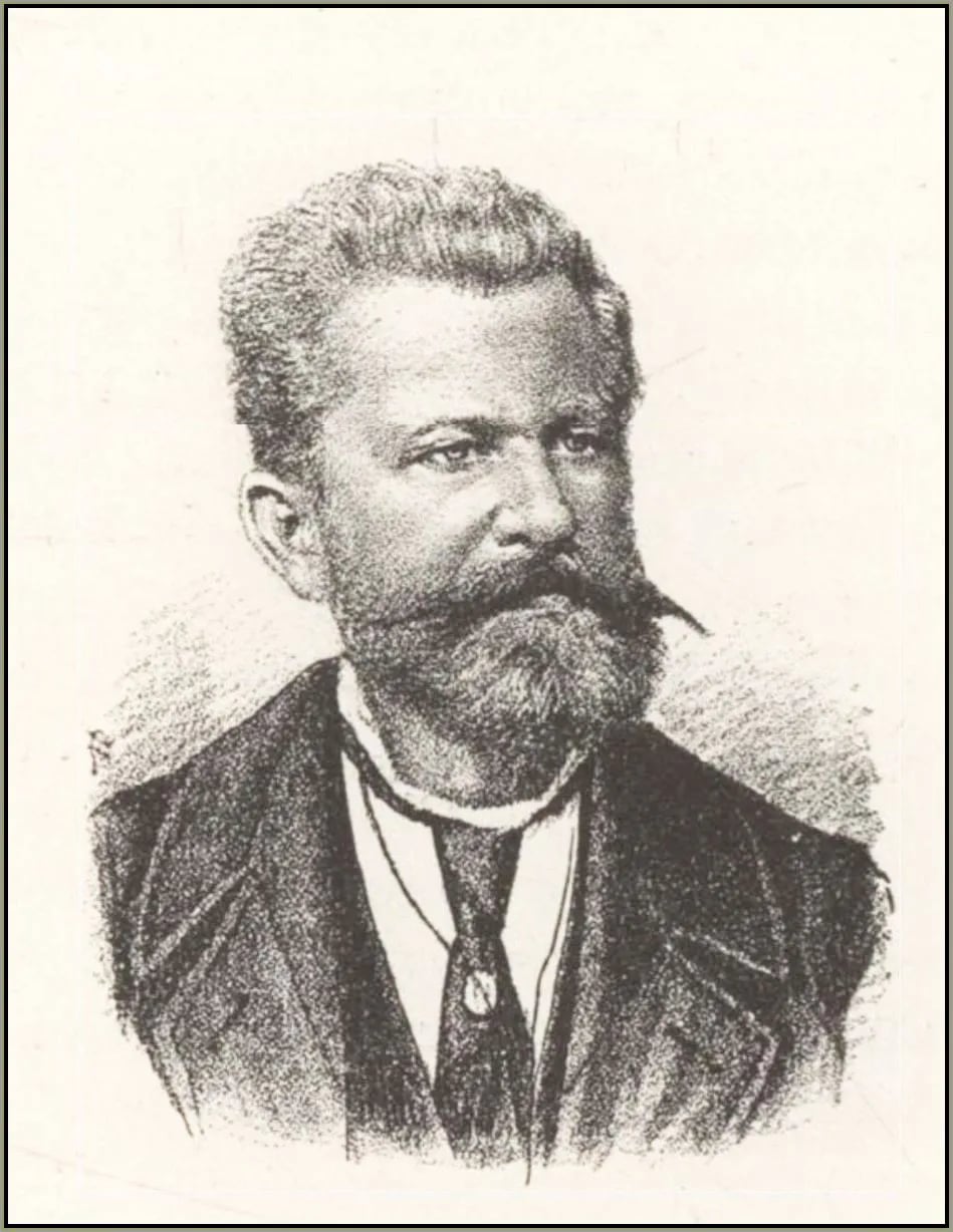 Porträt von József Streitmann (1829–1881) – Gedenkseite