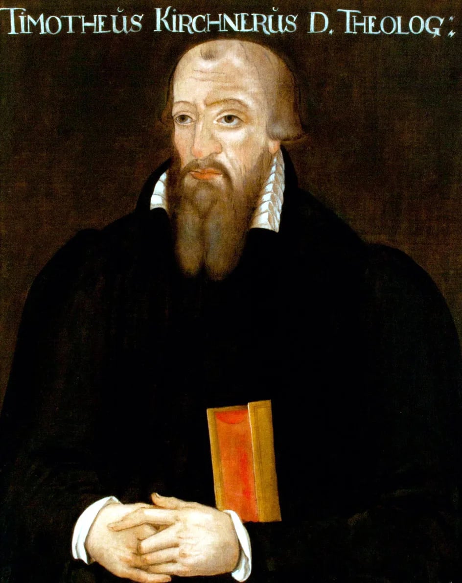 Porträt von Timotheus Kirchner (1533–1587) – Gedenkseite