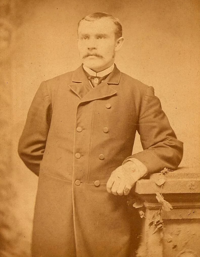 Portrait of Jens Julius Jensen (1859–1902) – memorial page