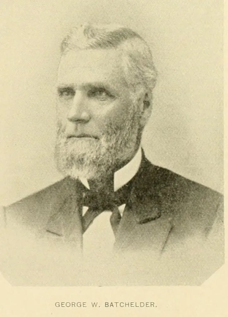 Portrait of George Washington Batchelder (1826–1910) – memorial page