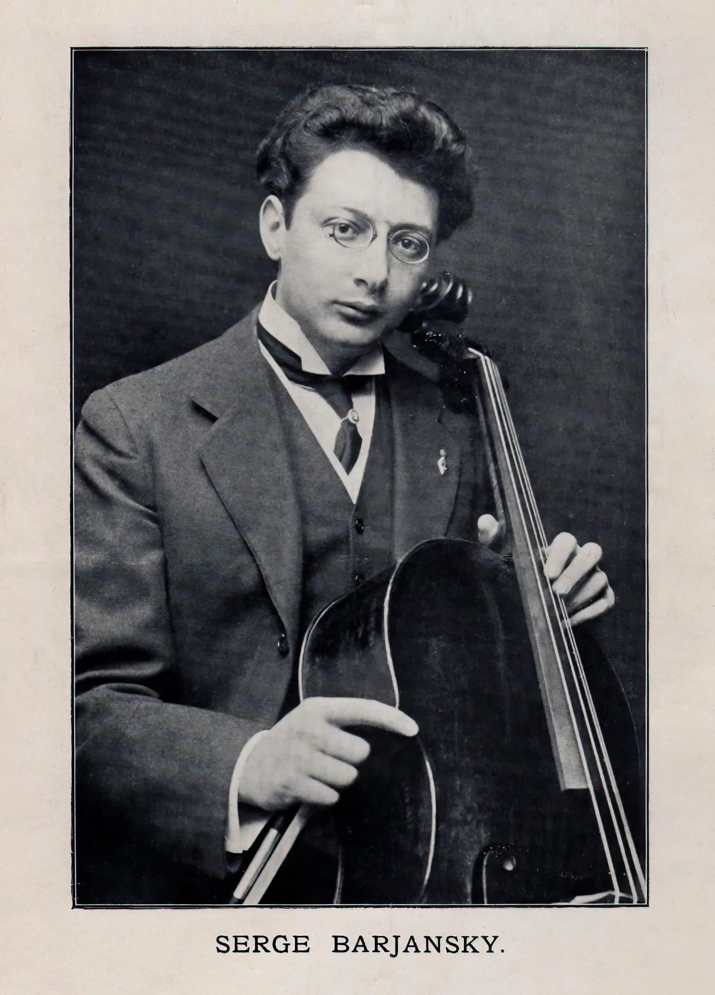 Porträt von Serge Barjansky (1883–1940) – Gedenkseite