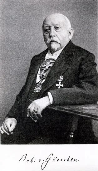 Porträt von Robert von Görschen (1829–1914) – Gedenkseite
