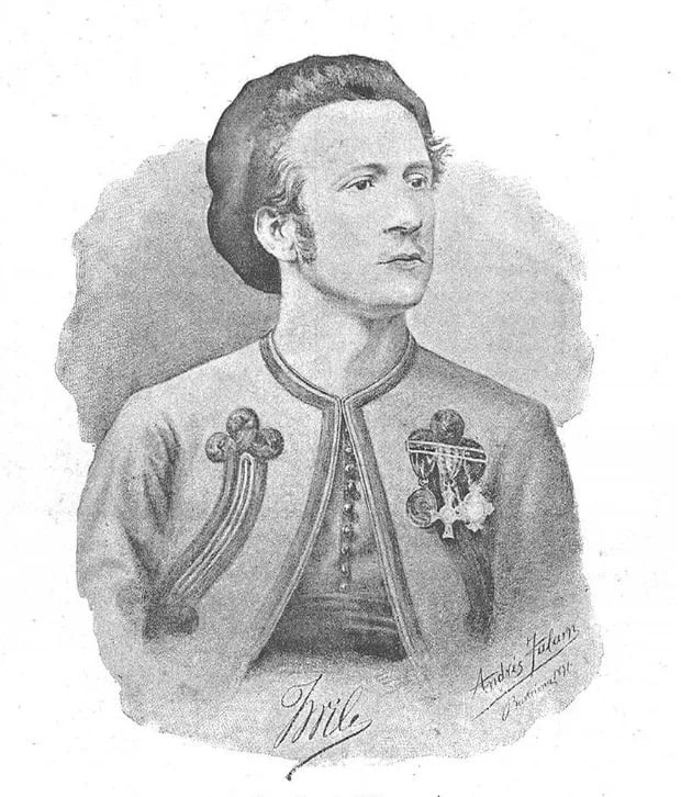 Porträt von Ignace Wils (1849–1873) – Gedenkseite