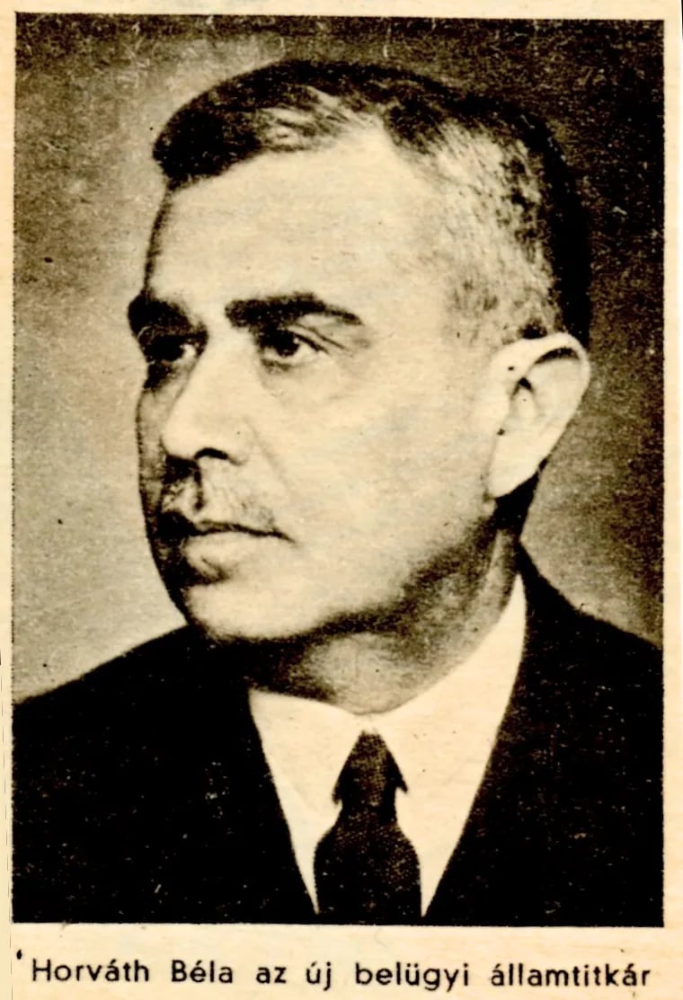 Portrait of Béla Horváth (1886–1978) – memorial page