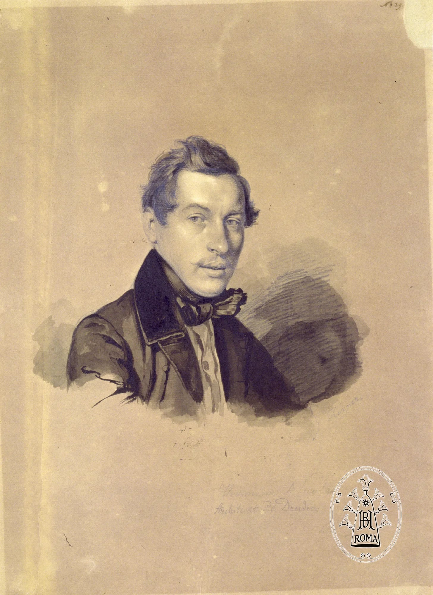 Portrait of Hermann Nicolai (1811–1881) – memorial page