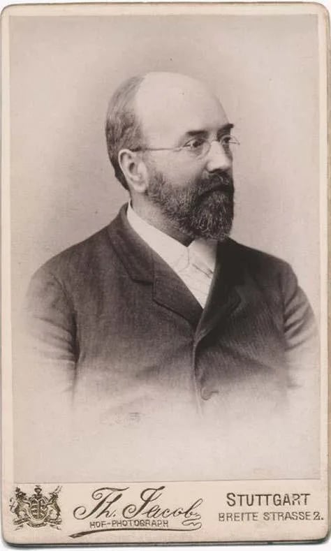 Porträt von Julius Ludwig August Koch (1841–1908) – Gedenkseite