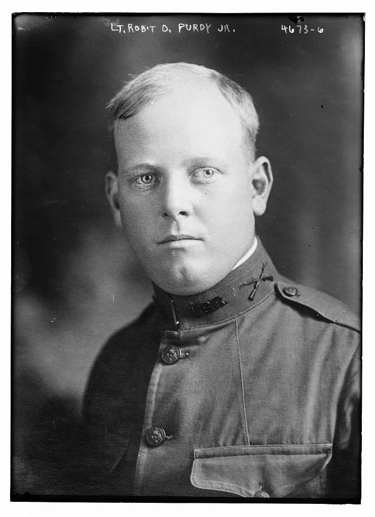 Porträt von Robert Obadiah Purdy Jr. (1891–1918) – Gedenkseite