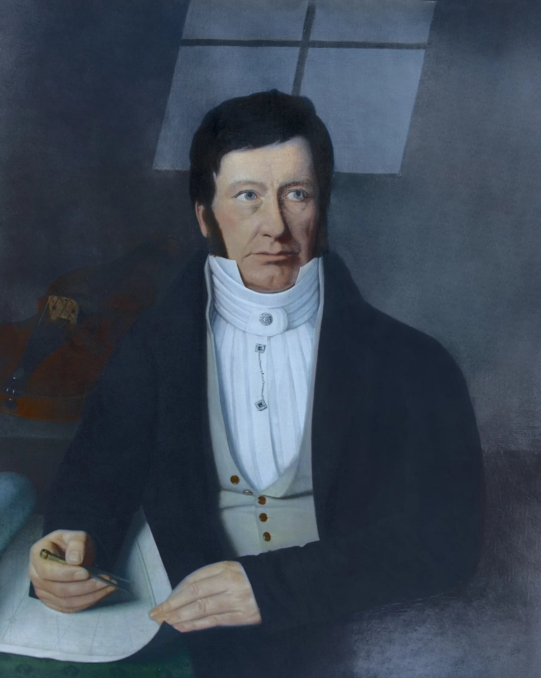 Portrait of Christian Blom (1782–1861) – memorial page