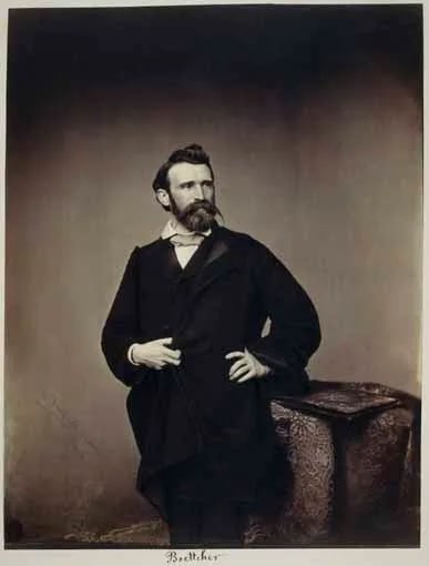 Porträt von Christian Eduard Boettcher (1818–1889) – Gedenkseite