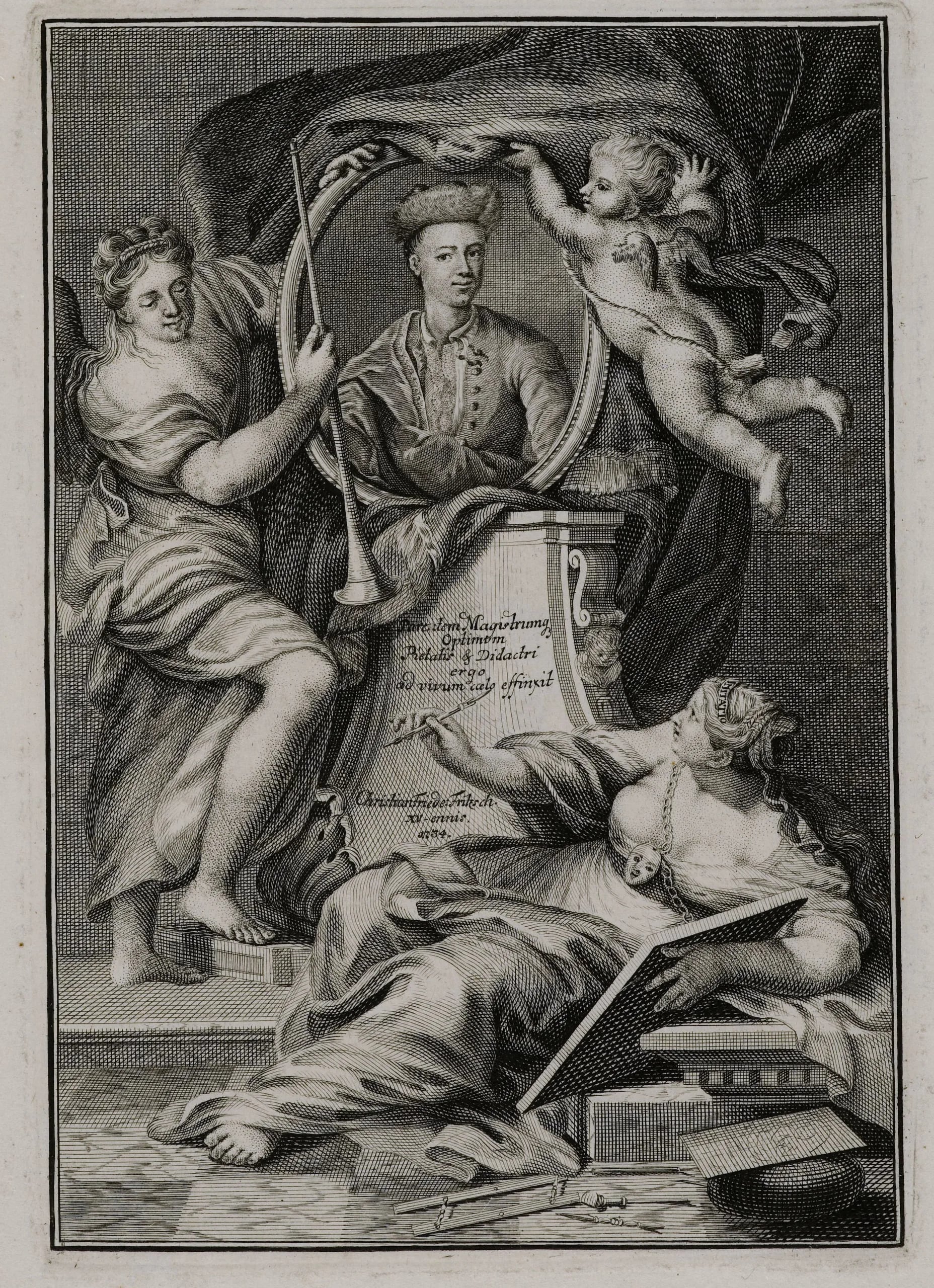 Portrait of Christian Fritzsch (1695–1769) – memorial page