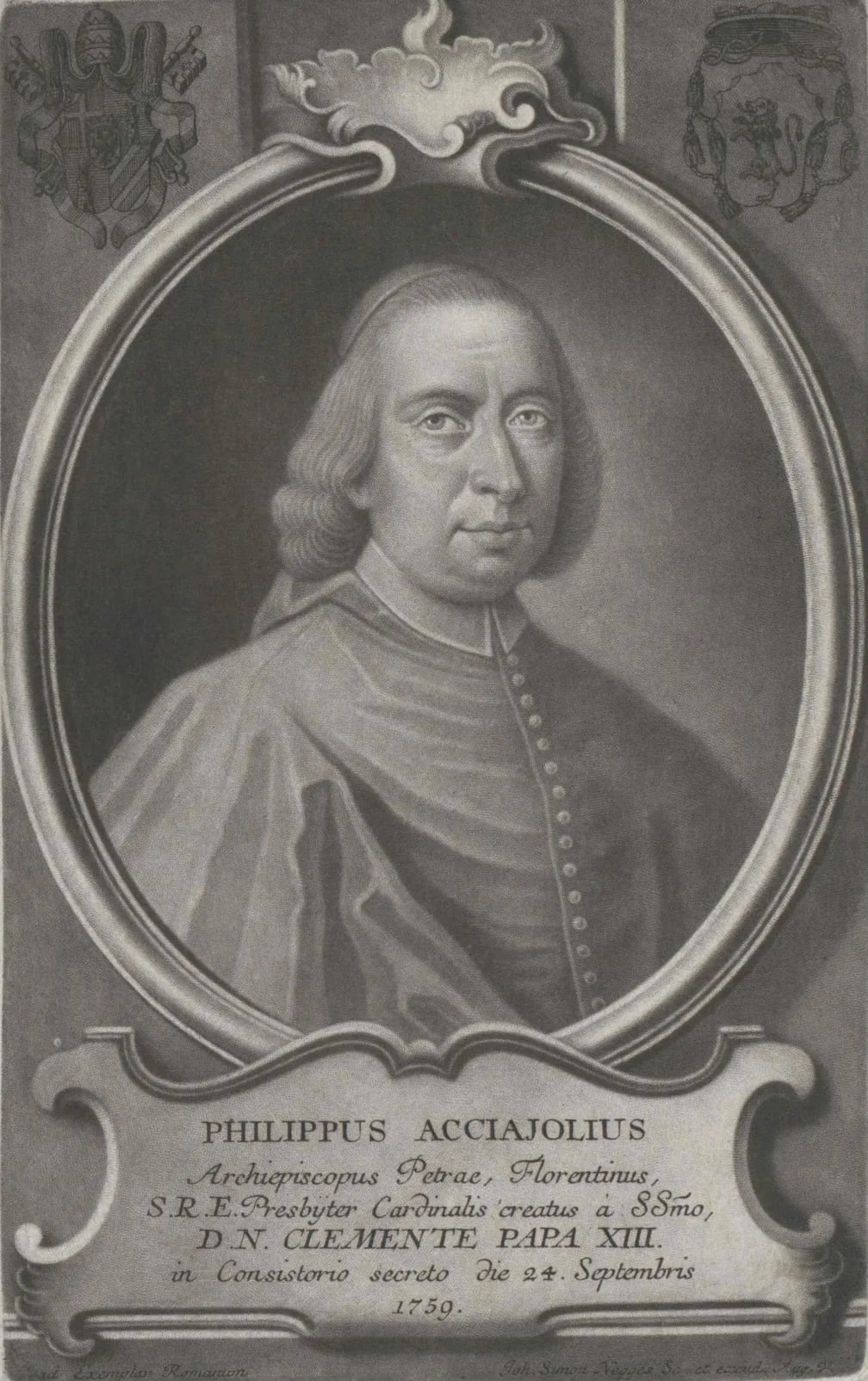 Portrait of Filippo Acciajuoli (1700–1766) – memorial page
