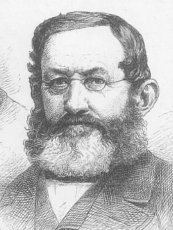 Porträt von Christian Gottlieb Riedel (1804–1882) – Gedenkseite