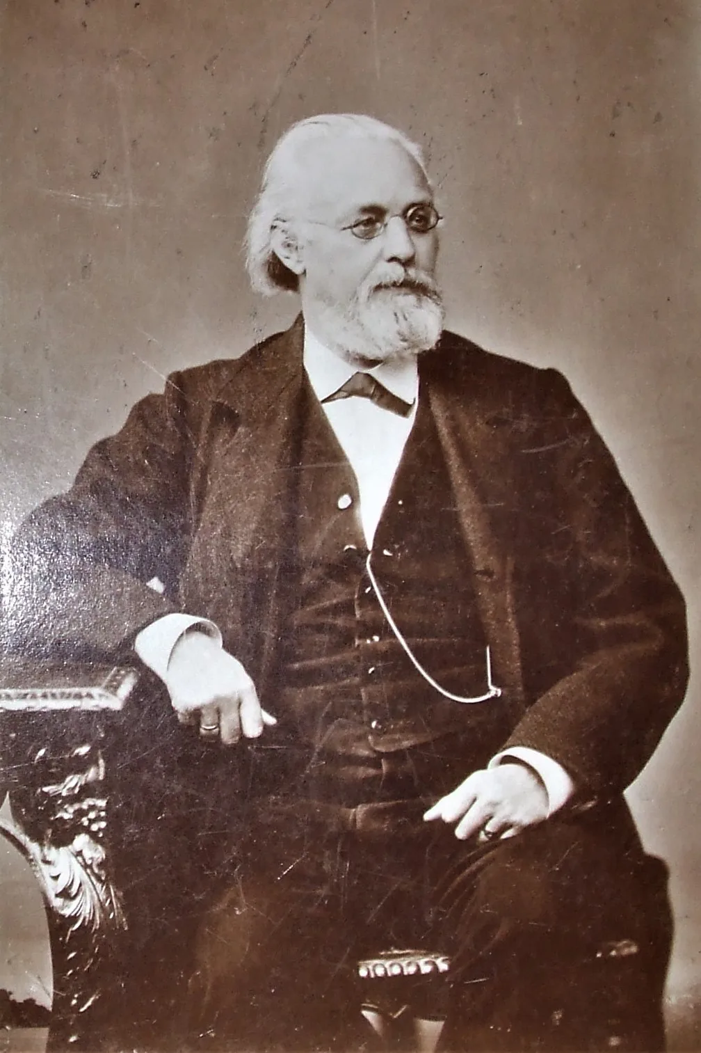Porträt von Christian Heinrich Dillmann (1829–1899) – Gedenkseite