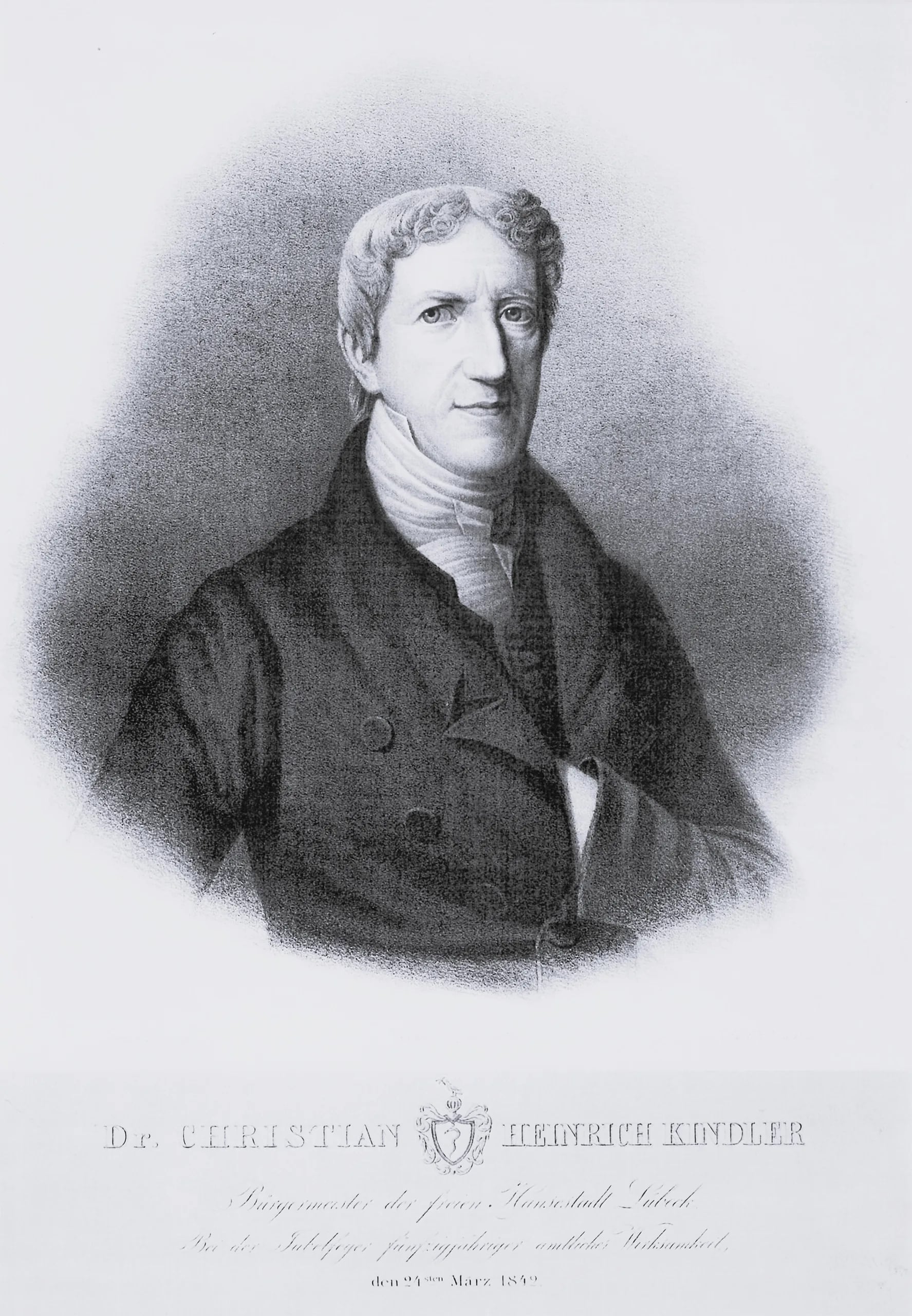 Portrait of Christian Heinrich Kindler (1762–1845) – memorial page