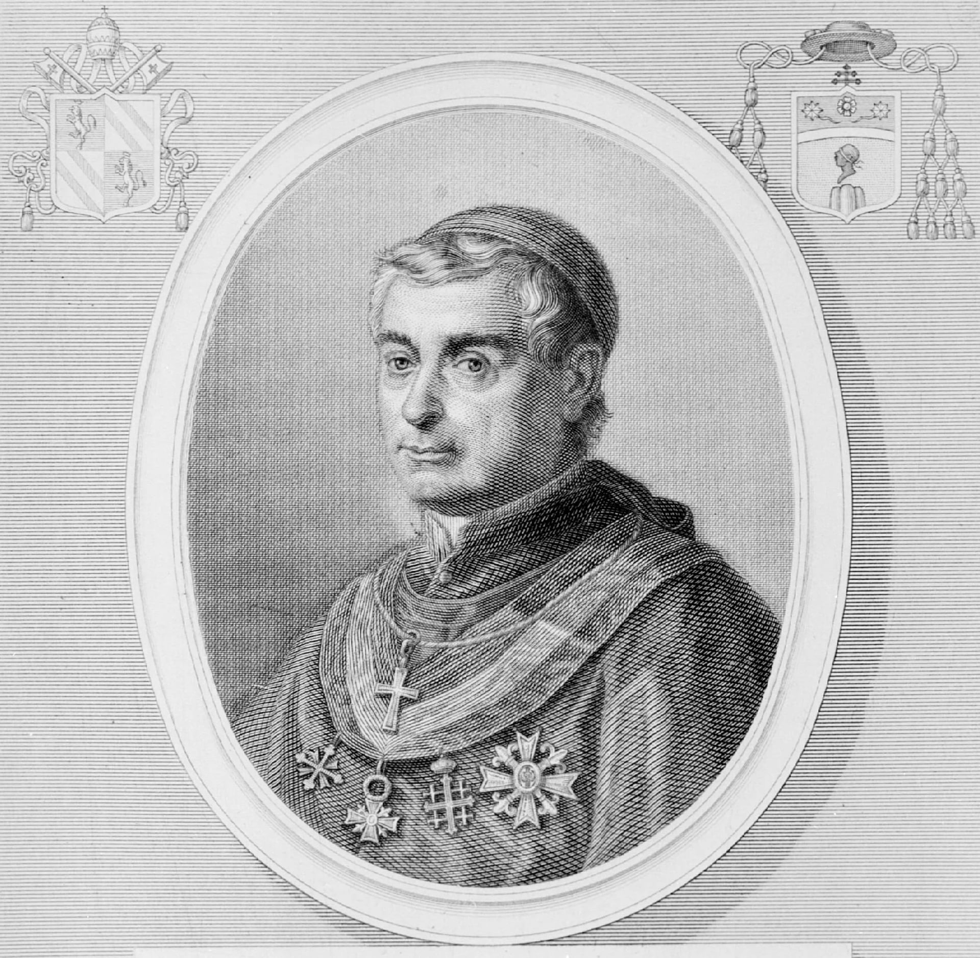 Porträt von Giovanni Brunelli (1795–1861) – Gedenkseite
