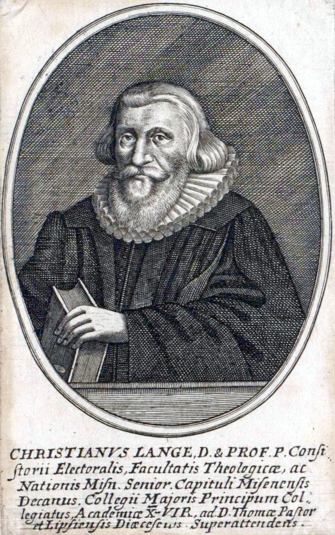 Porträt von Christian Lange (1585–1657) – Gedenkseite