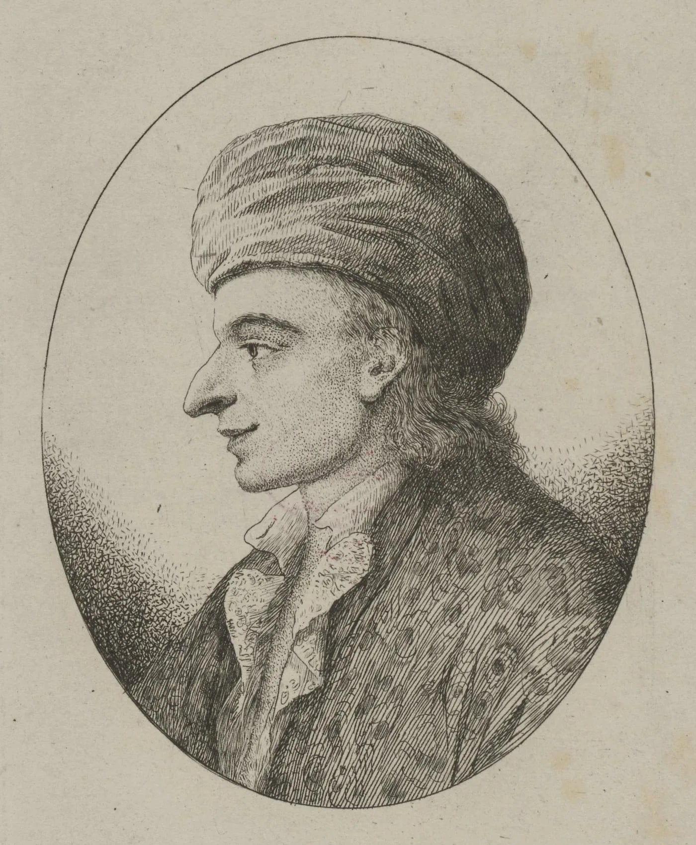 Porträt von Christian Ludwig Liscow (1701–1760) – Gedenkseite