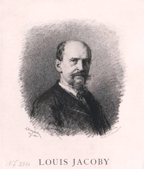 Porträt von Louis Jacoby (1828–1918) – Gedenkseite