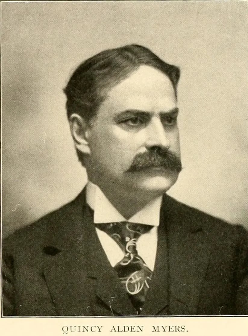 Porträt von Quincy Alden Myers (1853–1921) – Gedenkseite