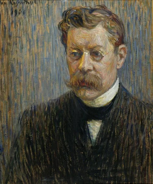 Porträt von Rūdolfs Blaumanis (1863–1908) – Gedenkseite
