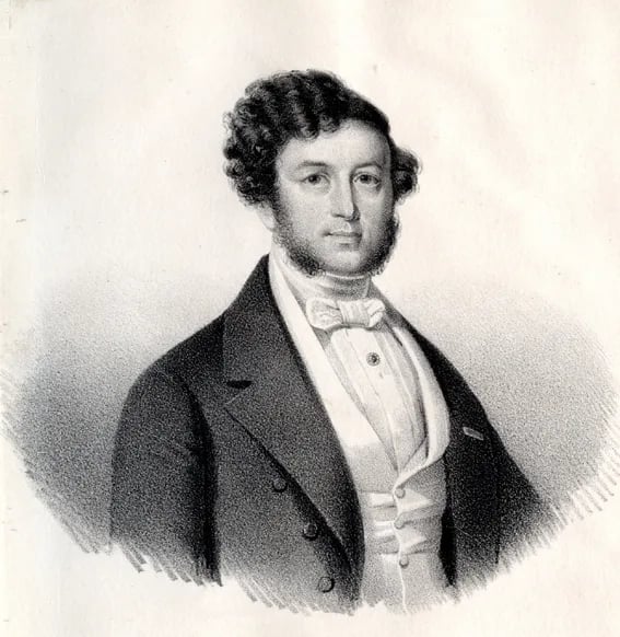 Portrait of Christian Theodor von Meien (1781–1857) – memorial page