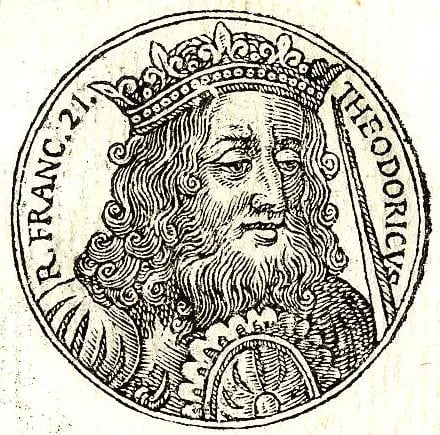 Portrait of Theuderich IV. (712–737) – memorial page