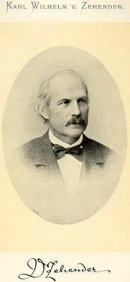 Portrait of Carl Wilhelm von Zehender (1819–1916) – memorial page