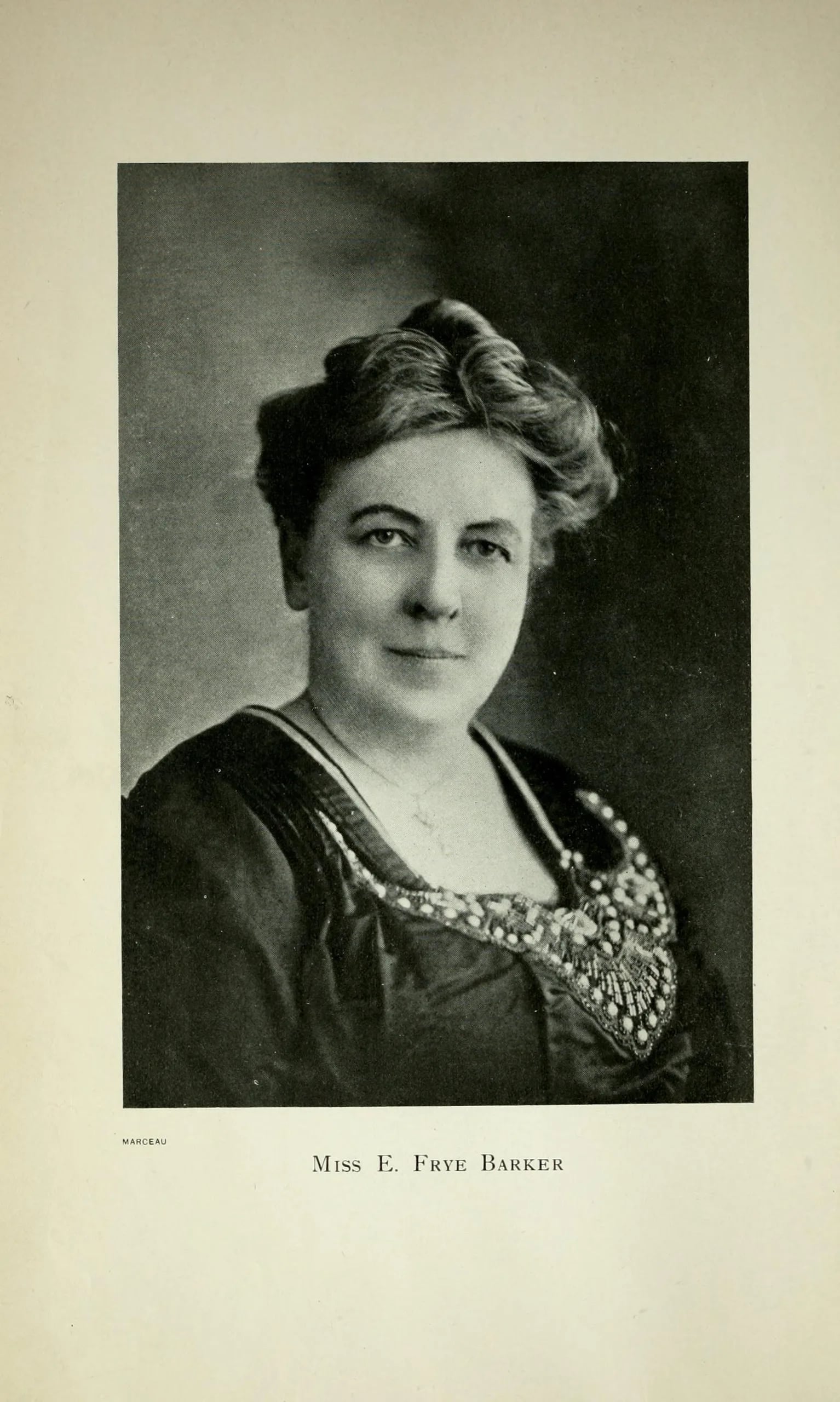 Porträt von Ellen Frye Barker (1873–1944) – Gedenkseite