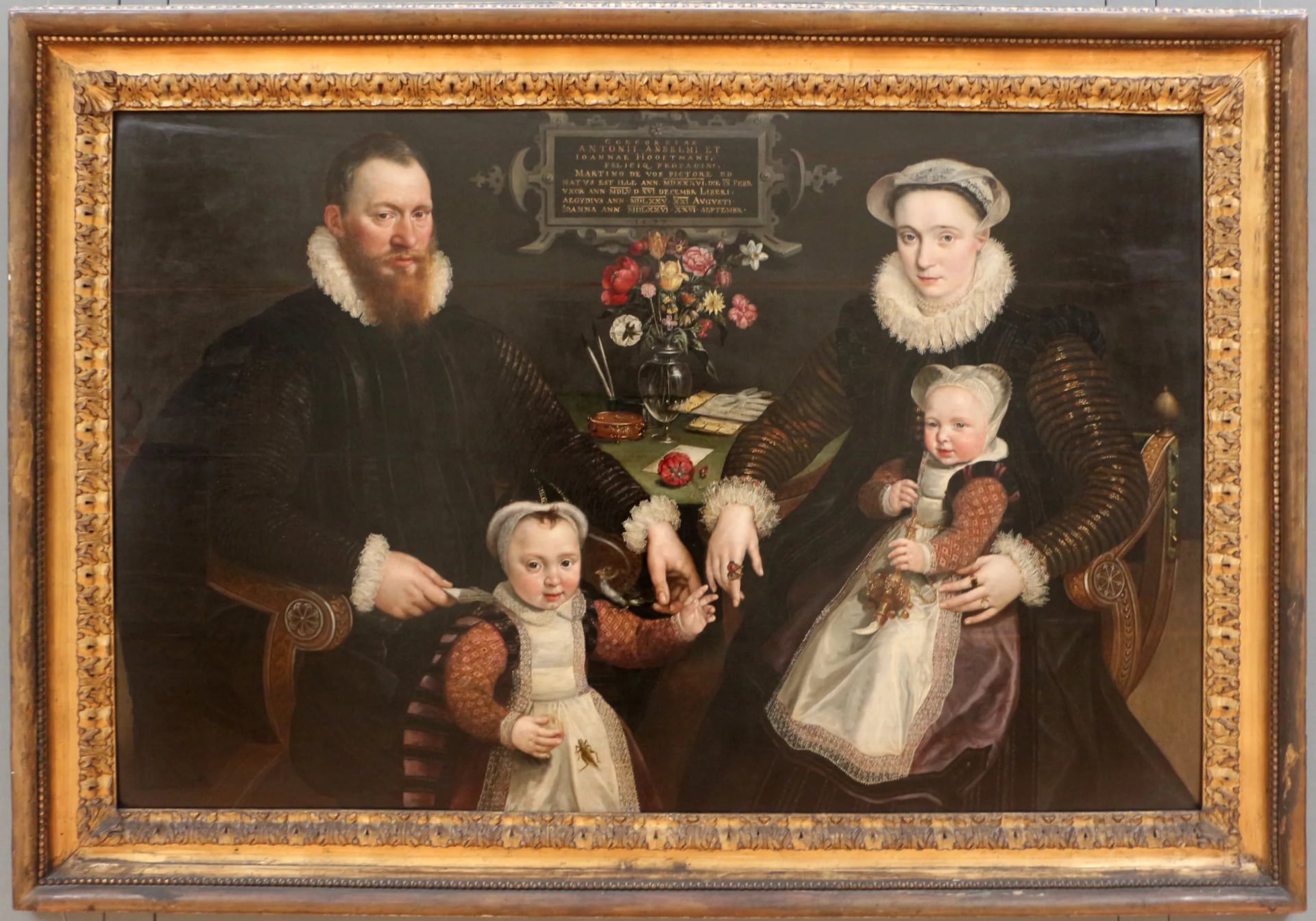 Porträt von Antonio Anselmo (1536–1611) – Gedenkseite