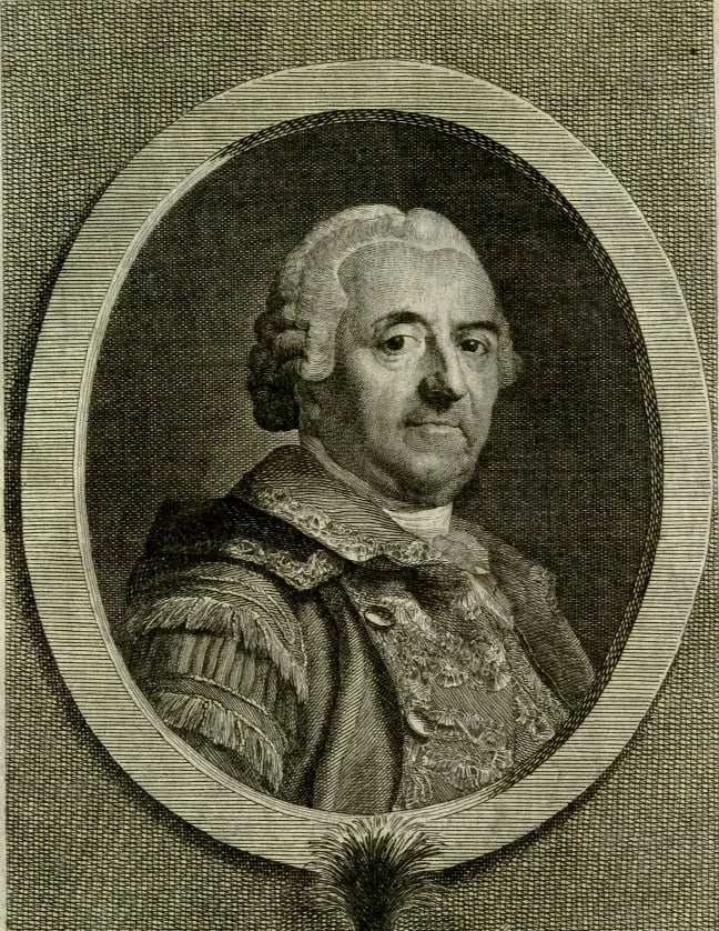 Porträt von Christlieb Ehregott Gellert (1713–1795) – Gedenkseite