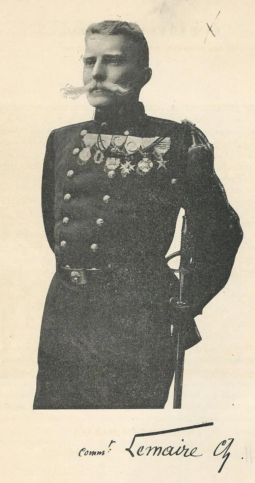 Porträt von Charles Lemaire (1863–1926) – Gedenkseite