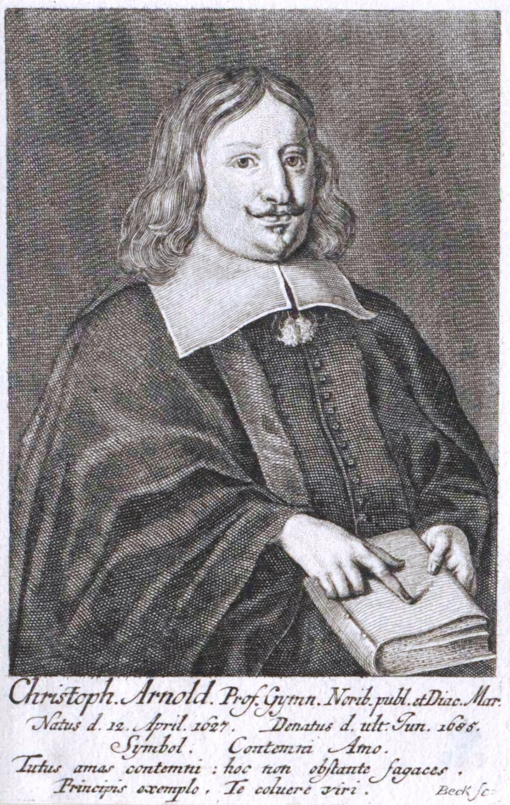 Porträt von Christoph Arnold (1627–1685) – Gedenkseite